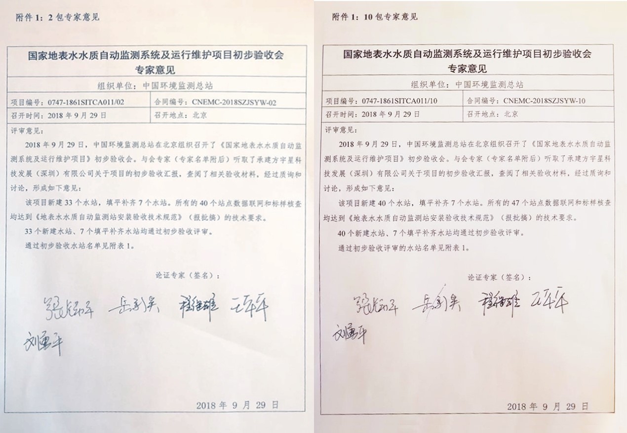 “高标准、严要求”—kaiyun开云环境全资子公司宇星科技顺利通过国家水站项目初验